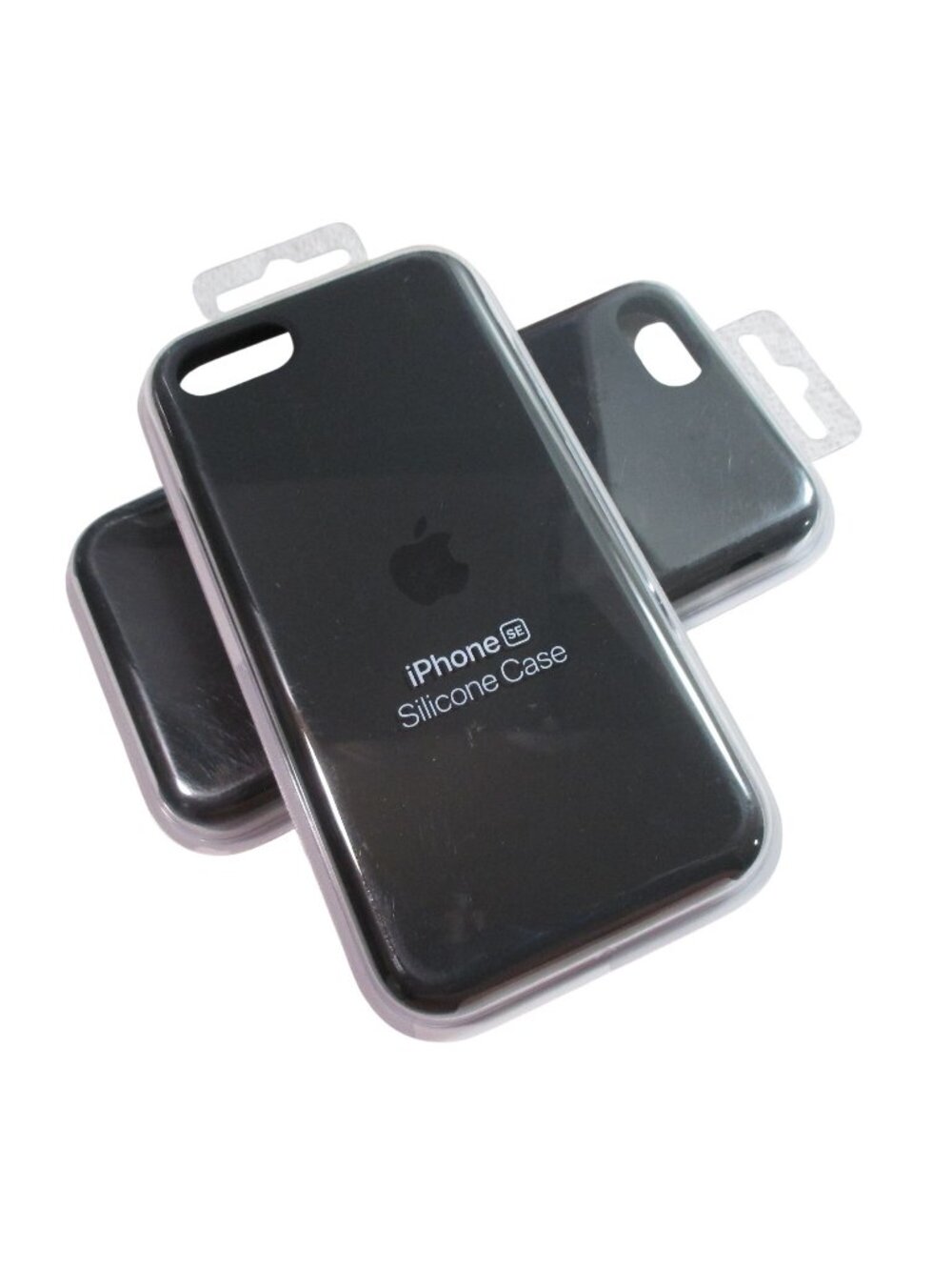 2 Original Apple iPhone XS Silicone Case Protective Cover Black MRW72ZM/A - New